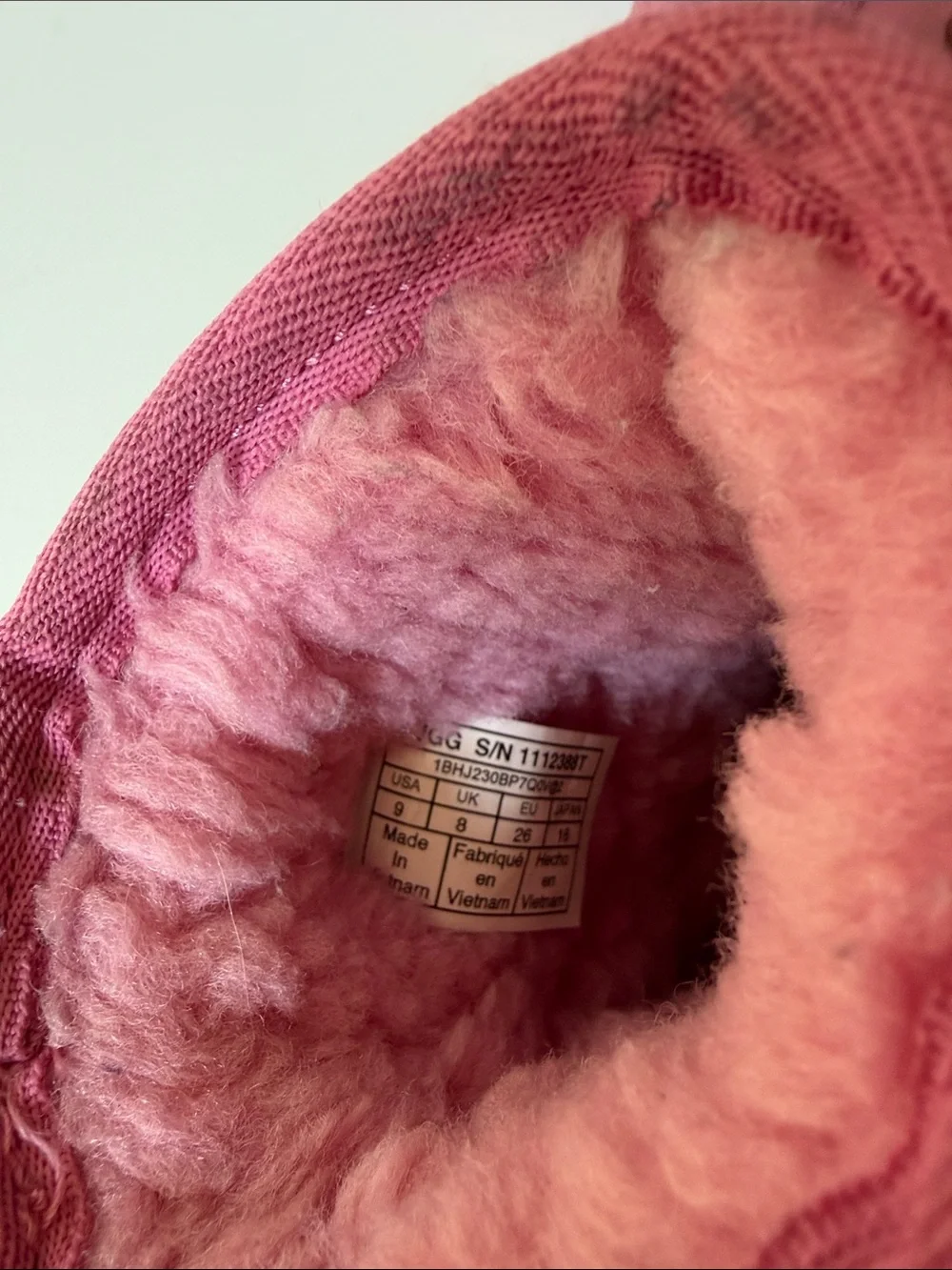 Ugg Kids Pink Sparkle Winter Boots - Cozy Slip-On Style